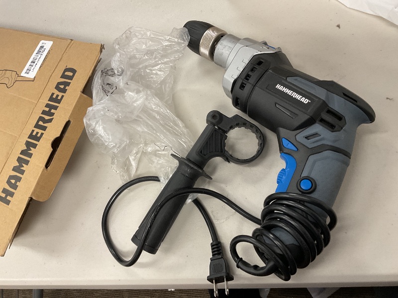 Photo 1 of Hammerhead 7.5-Amp 1/2 Inch Variable Speed Hammer Drill with 6pcs Bit - HAHD075