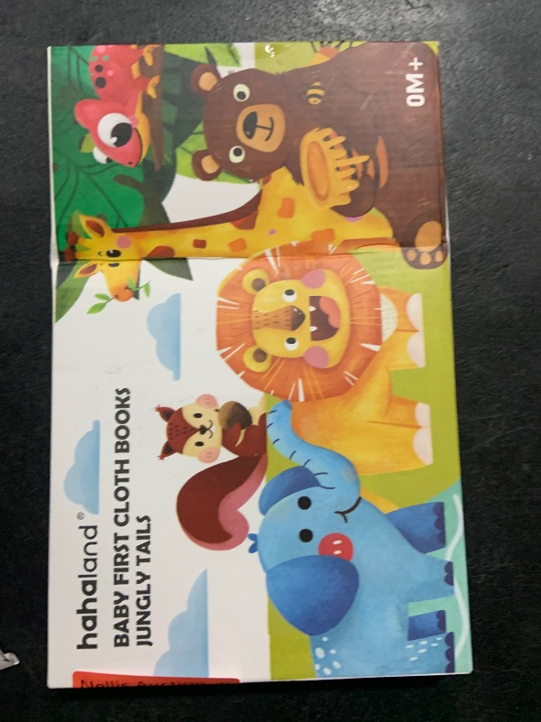 Photo 1 of hahaland Baby Books 0-6 Months, Infant Tummy Time Toy High Contrast Sensory Toys 6 to 12 Months Touch Feel Book Babies Gifts for Boy Girl 0-3 Month Baby Shower Birthday Gifts (Single Book)
