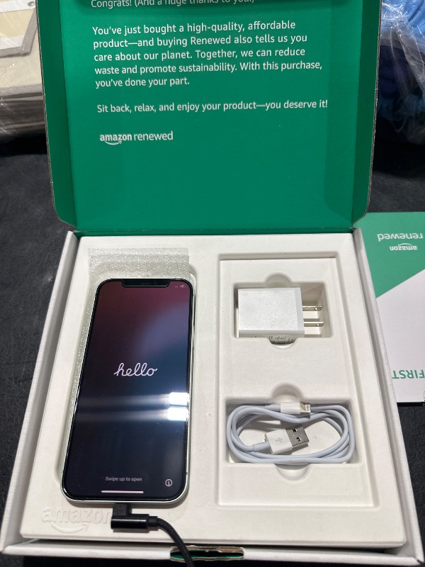 Photo 1 of Apple iPhone 12, 128GB, Green - Unlocked (Renewed Premium)