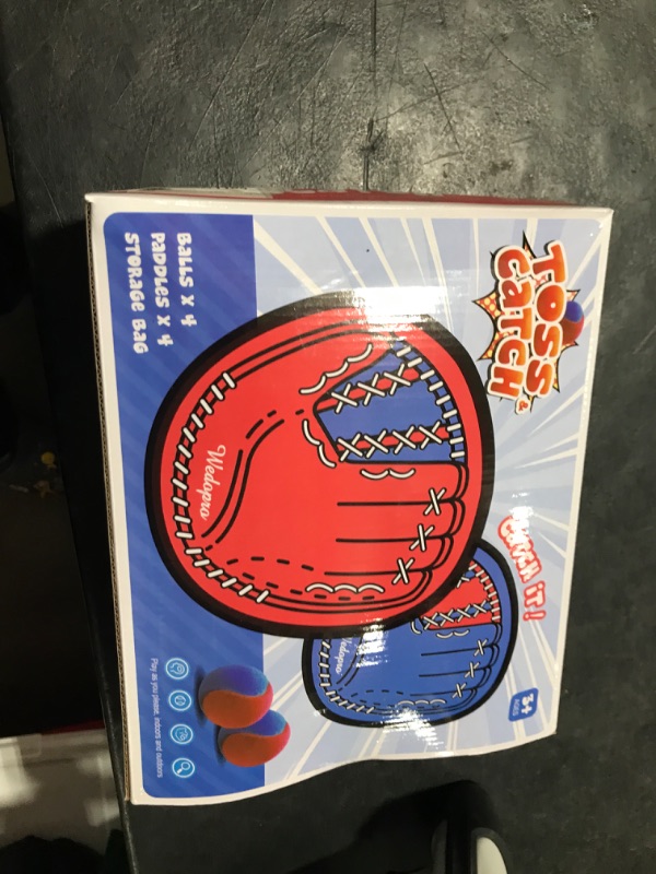 Photo 1 of Wedopro Toss and Catch Ball Set, Beginner Kids Baseball Training Glove & Catch Ball Toys, Kids Outdoor Games for Adults and Family, Easter Gifts for Ages 3 4 5 6 7 8 9 10 11 12 Year Old Boys Girls