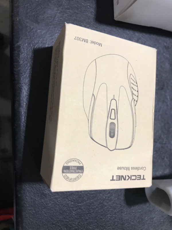 Photo 1 of TECKNET Wireless Mouse (2.4G & BT5.0/3.0) Silent 4800 DPI Computer USB A & Bluetooth Mouse 6 Buttons, Wide Compatibility - Grey
