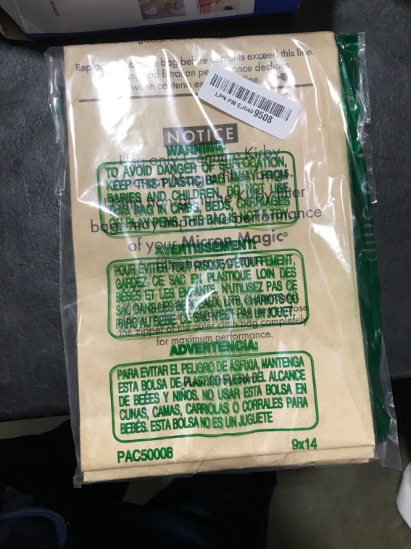 Photo 1 of Kirby Vacuum Bags – Genuine Micron Magic Filtration – Compatible with G3, G4, G5, G6 – OEM Part #197294 – 3-Pack