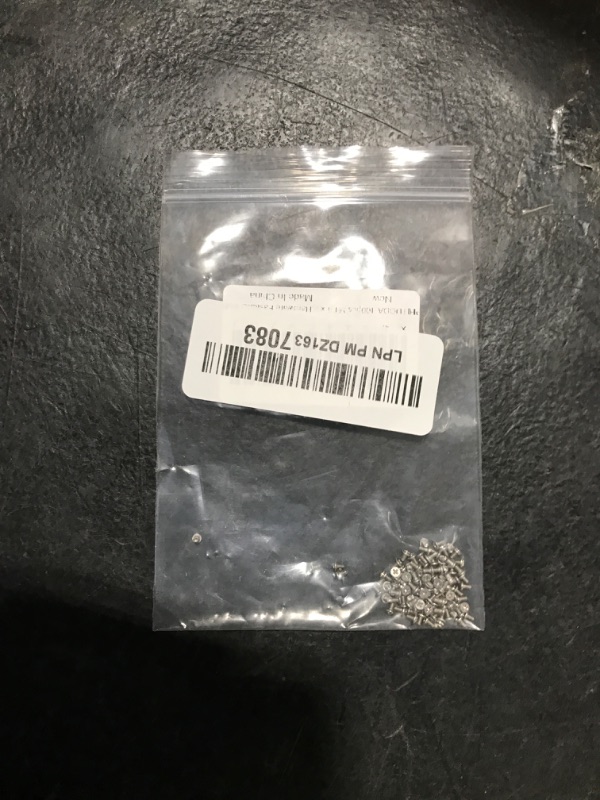 Photo 1 of PHITUODA 100pcs M1.4 x 2mm Round Flat Head Machine Screws, 304 Stainless Steel Phillips Cross Drive Screw Hardware Fastener Bolts