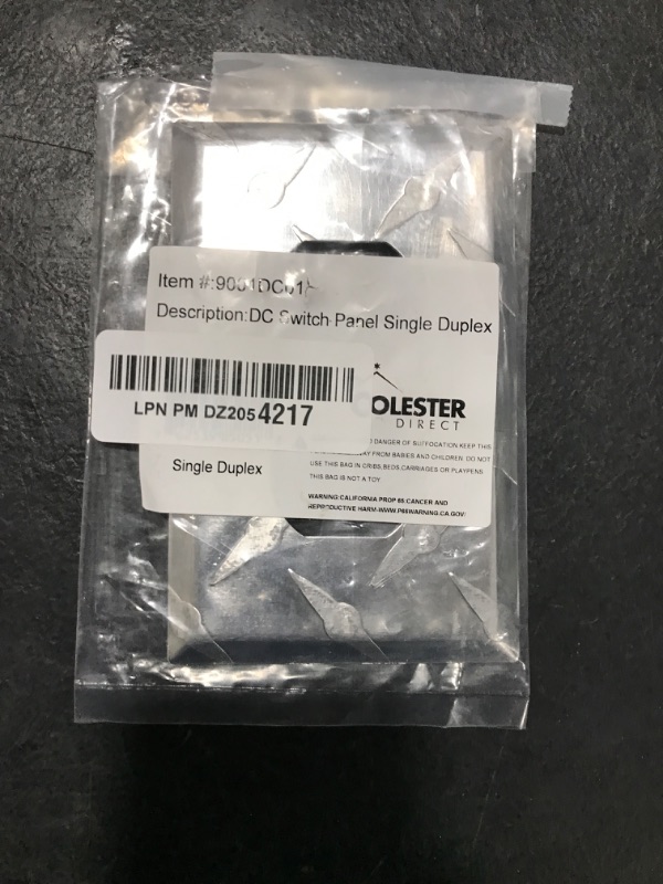 Photo 1 of Colester Direct Diamond Plate Aluminum Wall Switch Plate Outlet Cover Toggle Rocker GFI Garage (Power Outlet-Duplex Single)