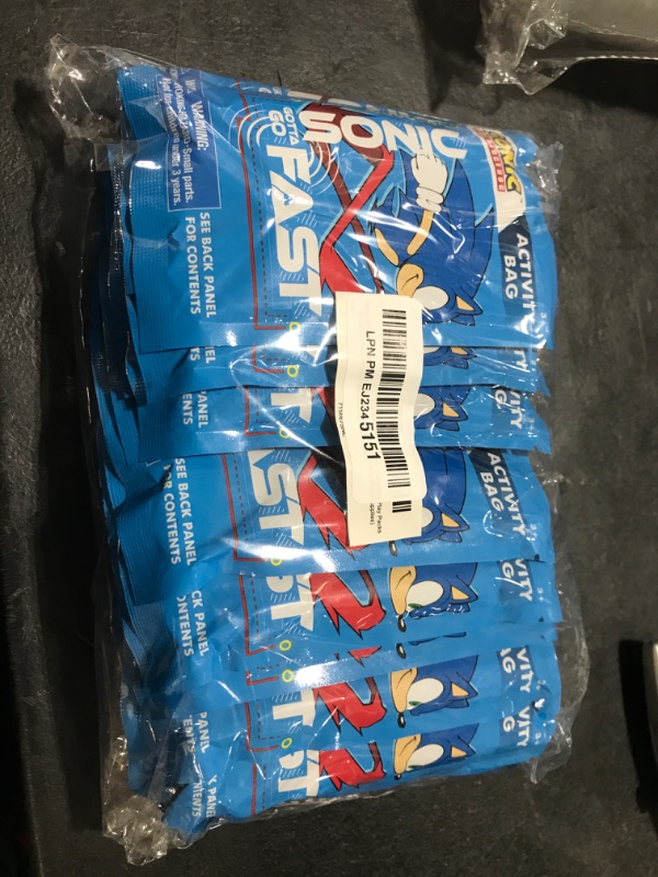 Photo 1 of Sonic Birthday Party Favors Set - Bundle with 24 Sonic the Hedgehog Play Packs | Mini Coloring Books, Stickers, and More for Goodie Bags (Sonic Party Supplies)