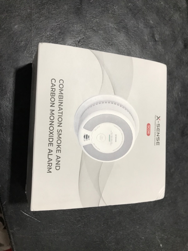 Photo 1 of X-Sense 2-in-1 Smoke and Carbon Monoxide Detector Alarm (Not Hardwired), 10-Year Battery-Operated Dual Sensor Fire & CO Alarm, SC06, 1-Pack