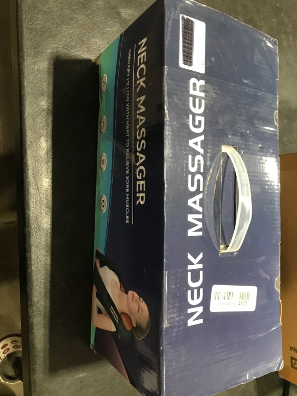 Photo 1 of Birthday Gifts for Women - Neck Massager for Pain Relief - Shiatsu Back and Neck Massager with Heat,Electric 4D Massage Pillow(NOT Cordless)