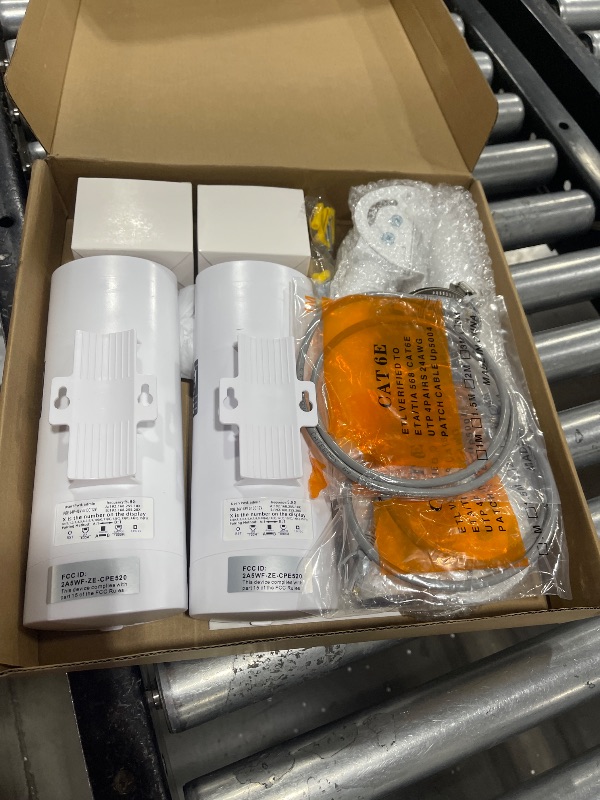 Photo 1 of Point to Point Starlink Internet Wireless Long Range Transmission with Bracket Mount for Starlink Gen 3 Router, Starlink WiFi Extender, 5.8GHz 3KM 1000Mbps with 18dBi High Gain Antenna, 2 Pack