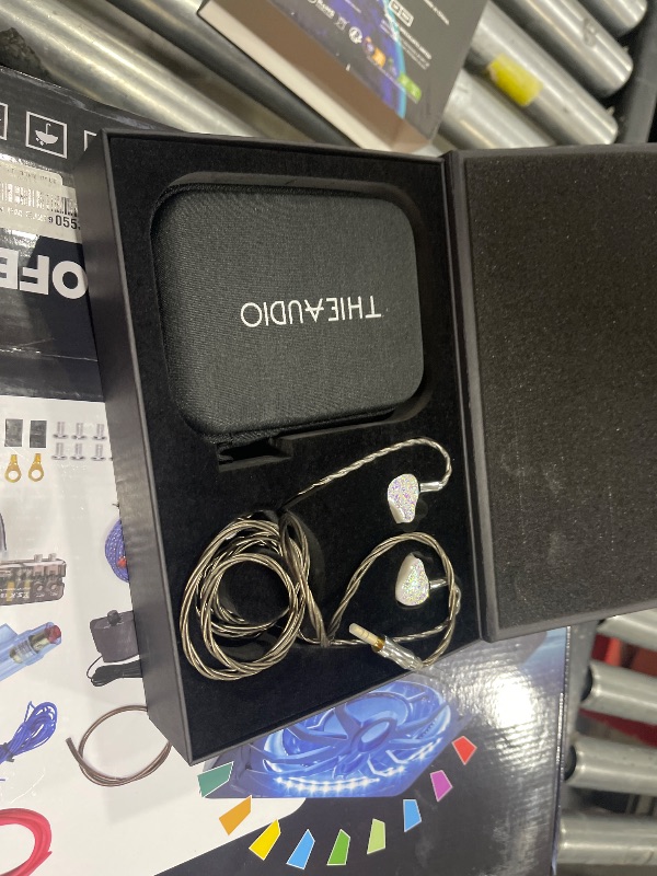 Photo 1 of Linsoul THIEAUDIO Hype 4 2DD+4BA in Ear Monitor, HiFi IEM Earphones with Tonal Balance, Latest Sonion Driver, Detachable Silver-Plated OCC Cable for Audiophile Musician Professionals (White)