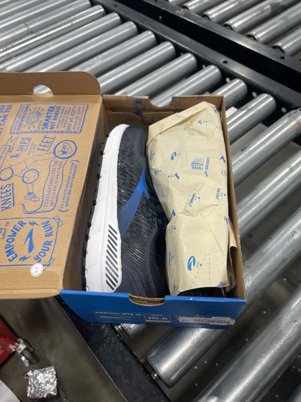 Photo 1 of Brooks Men's Addiction GTS 15 Supportive Running Shoe - India Ink/Black/Blue - 10.5 Wide