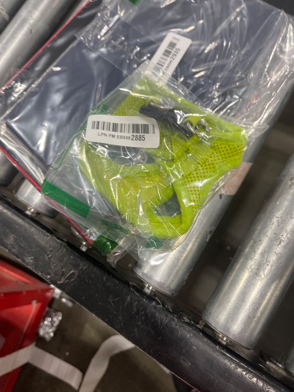 Photo 1 of Voyager Step-in Air Dog Harness - All Weather Mesh, Reflective, No Pull Harness for Small, Medium Dogs, Cats - Secure with Hook & Loop Fastener, Buckle, Double D-Rings - Lime Green, XXXS