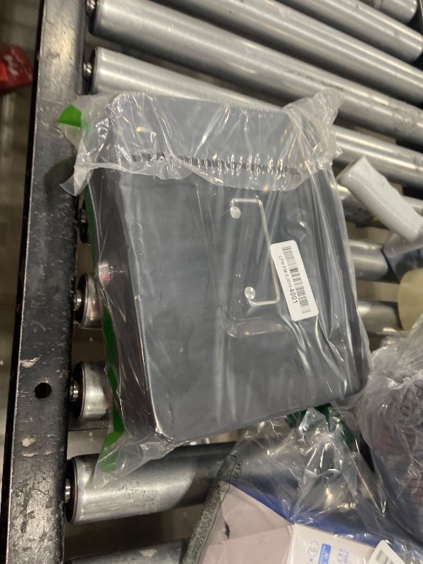 Photo 1 of KYODOLED Large Metal Cash Box with Money Tray and Lock,Money Box with Cash Tray,Cash Drawer,9.84"x 7.87"x 3.54" Black Large