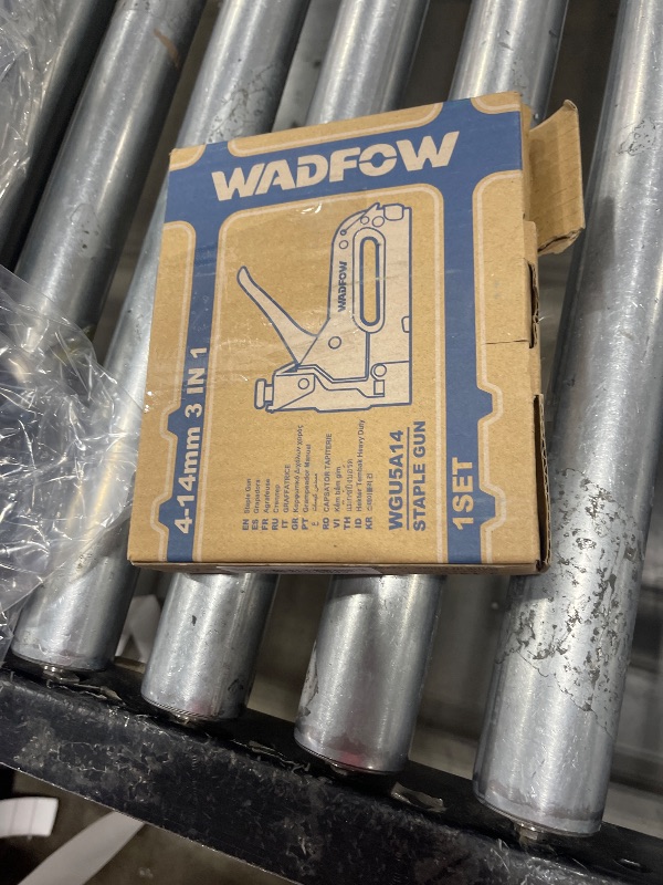 Photo 1 of WADFOW Heavy Duty 3-in-1 Stapler Gun with 3,000 Staples: Manual Brad Nailer, Power Adjustment Stapler Gun for Wood, Crafts, Carpentry, Decoration and DIY
