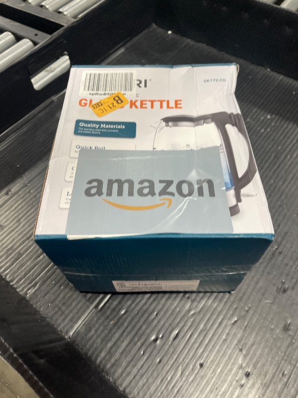 Photo 1 of Cosori Electric Kettle, No Plastic Filter & Spout, Stainless Steel Inner Lid, Tea Kettle & Hot Water Boiler For Coffee & Tea, Water Heater & Teapot, Automatic Shut Off, Black, 1.7L/1500W