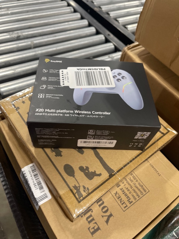 Photo 1 of EasySMX X20 Wireless Gaming Controller with RGB Backlit, 2-Stage Hall Effect Stick, 1000Hz Polling Rate, 6-Axis Gyro on Multi-Platform, Mech Buttons- Compatible with PC/Switch/Steam/Android