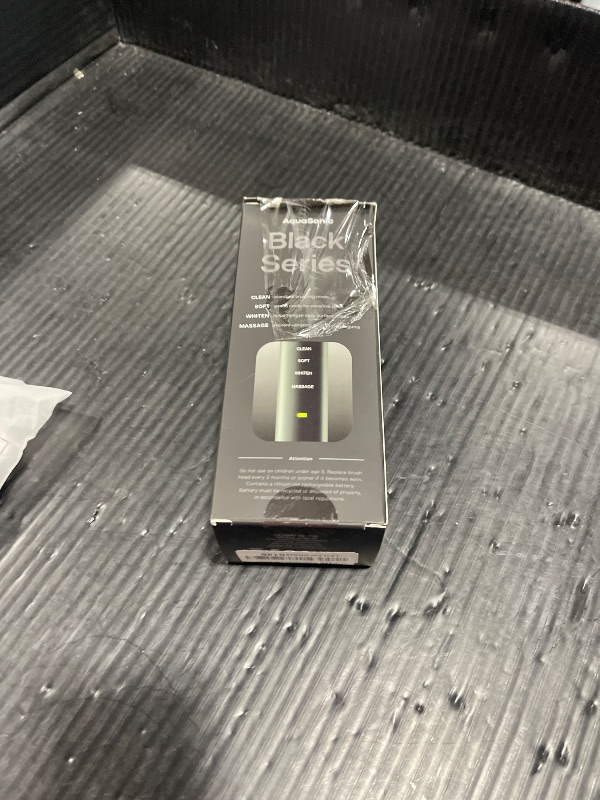 Photo 1 of Aquasonic Black Series Ultra Whitening Toothbrush – ADA Accepted Electric Toothbrush- 8 Brush Heads & Travel Case – 40,000 VPM Electric Motor & Wireless Charging - 4 Modes w Smart Timer