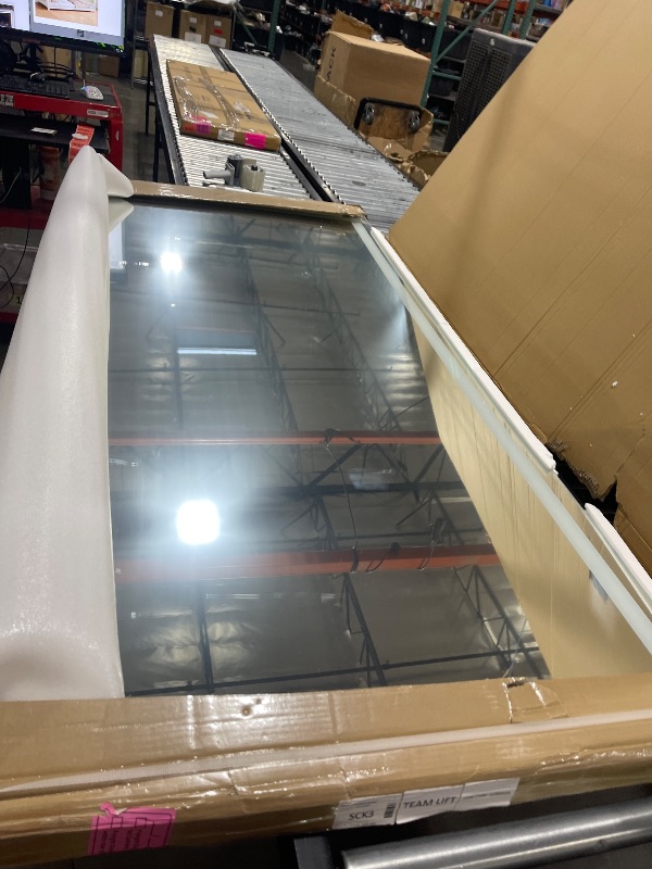 Photo 1 of ISKM 84''x40'' LED Mirror for Bathroom Lighted Vanity Mirror for Wall Front Lights + Backlit LED Bathroom Mirror Anti-Fog Tempered Glass ETL Listed