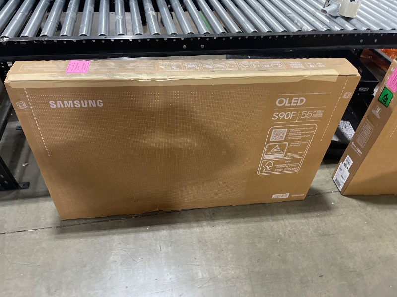 Photo 1 of SAMSUNG 55-Inch Class OLED S90F 4K Smart TV (2025 Model) NQ4 AI Gen3 Processor, 4K AI Upscaling Pro, OLED HDR +, Motion Xcelerator 144Hz, Samsung Vision AI, Alexa Built-in