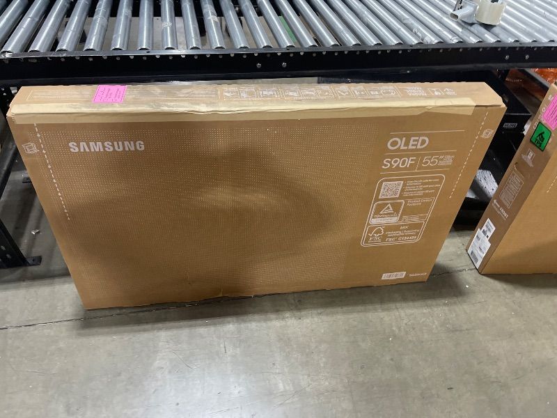Photo 1 of SAMSUNG 55-Inch Class OLED S90F 4K Smart TV (2025 Model) NQ4 AI Gen3 Processor, 4K AI Upscaling Pro, OLED HDR +, Motion Xcelerator 144Hz, Samsung Vision AI, Alexa Built-in