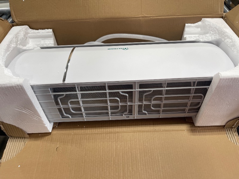 Photo 1 of YITAHOME 12000 BTU Mini Split Air Conditioner Heat Pump System, Wifi Enabled 20 SEER2 115V Inverter Ductless AC Cool Up to 750 Sq. Ft, Compatible with Alexa, Complete Installation Kit, White  ( box 1 of 2 fan only)