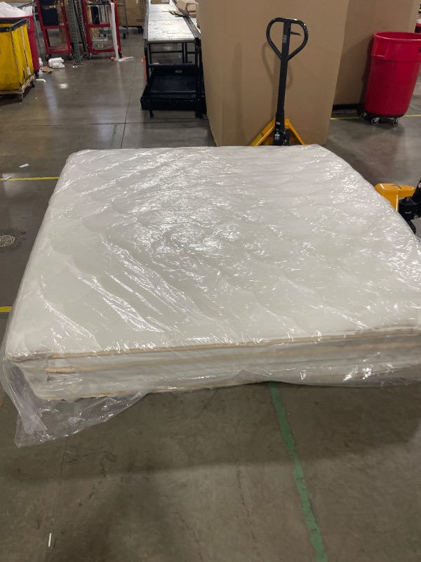 Photo 1 of pillow top king sized mattress unknown size 