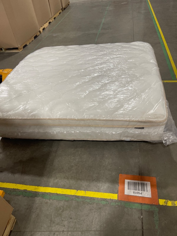 Photo 1 of pillow top king sized mattress unknown size 