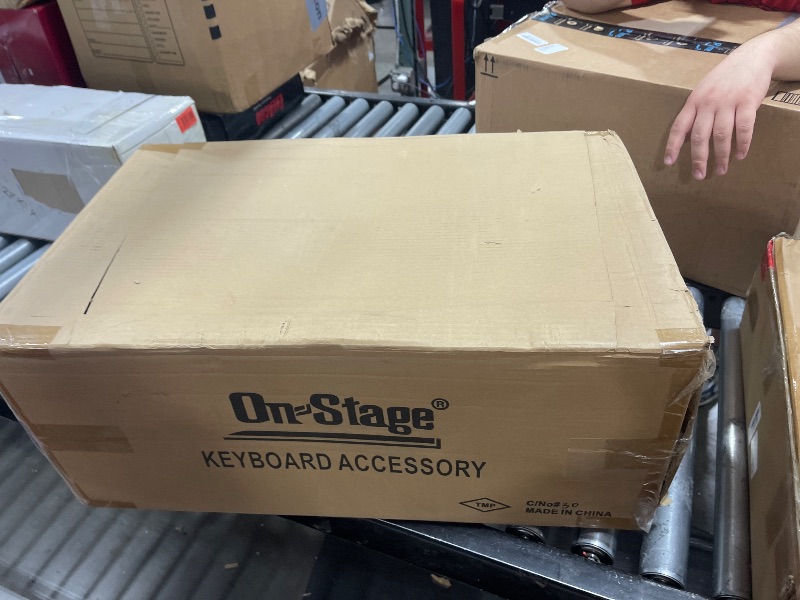 Photo 1 of OnStage KB9503B Height Adjustable Piano Bench, Black Gloss