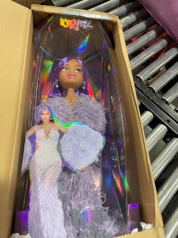 Photo 1 of Bratz x Kylie Jenner 24-Inch Large-Scale Fashion Doll with Gown, 2 Feet Tall, Amazon Exclusive