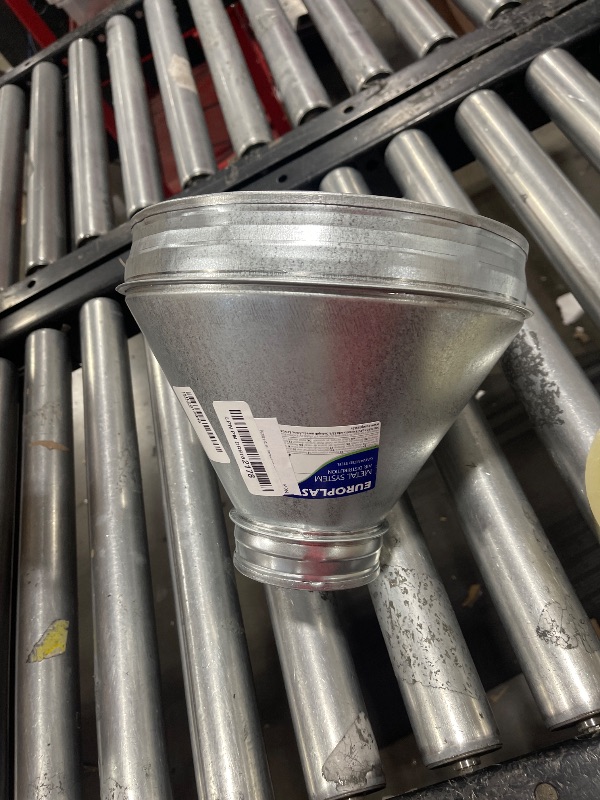 Photo 1 of 10" to 4" Duct Reducer Round Reducer Duct Fitting Pipe Increaser Reducer Made from Galvanized Steel (Drain, Waste and Vent) Reducing Coupling (Metal, 10 to 4 Inch)