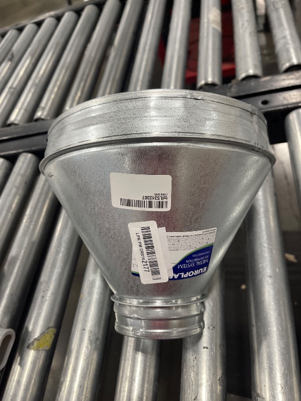Photo 1 of 10" to 4" Duct Reducer Round Reducer Duct Fitting Pipe Increaser Reducer Made from Galvanized Steel (Drain, Waste and Vent) Reducing Coupling (Metal, 10 to 4 Inch)