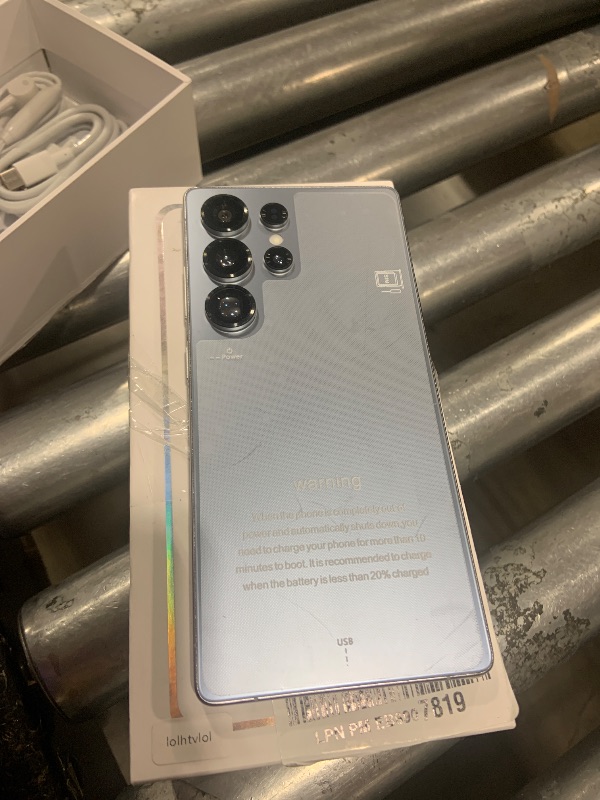 Photo 1 of Unlocked Phones E25 Ultra Smartphone, 12+512GB Unlocked Cell Phone with Build-in Pen, 48+108MP Camera, Android 14.0, 6800mAh Long Battery, Dual SIM, 6.9“ HD Screen, Face ID/GPS/Fingerprint Lock Silver