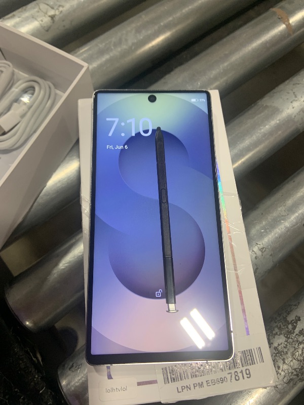 Photo 1 of Unlocked Phones E25 Ultra Smartphone, 12+512GB Unlocked Cell Phone with Build-in Pen, 48+108MP Camera, Android 14.0, 6800mAh Long Battery, Dual SIM, 6.9“ HD Screen, Face ID/GPS/Fingerprint Lock Silver