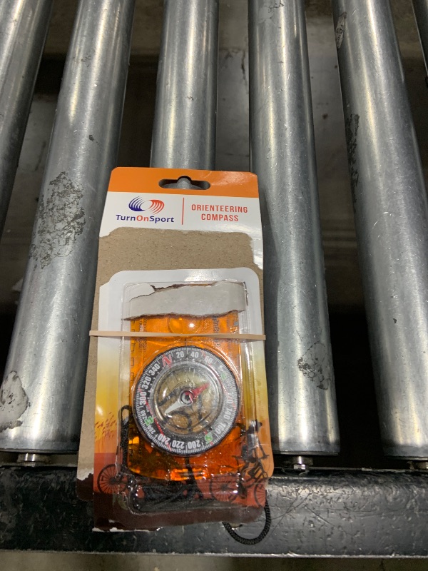Photo 1 of TurnOnSport Orienteering Compass for Hiking, Backpacking & Camping - Advanced Scout Compass for Kids & Professionals