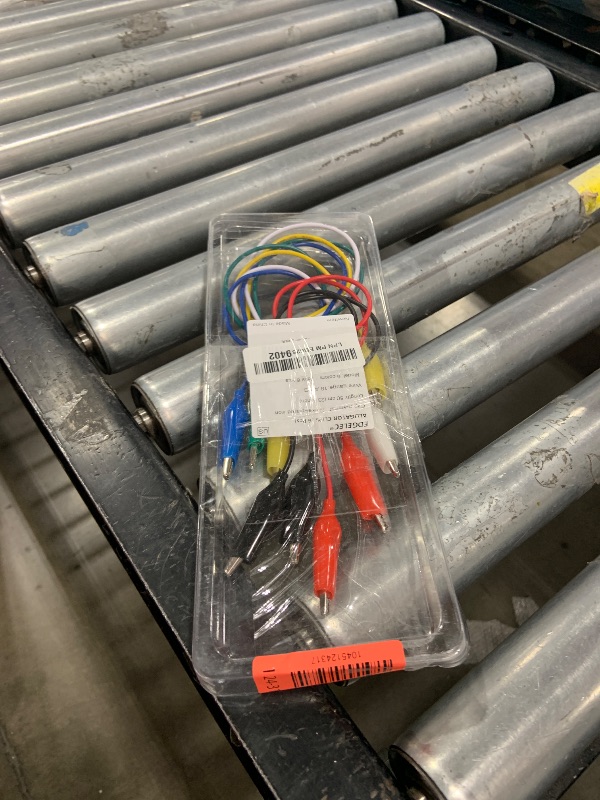 Photo 1 of 6pcs/20in. Alligator Clips Electrical with Wires UL1015/18AWG, 6 Colors Jumper Test Leads Set, 1.77in. Clips Soldered with Wires- EDGELEC