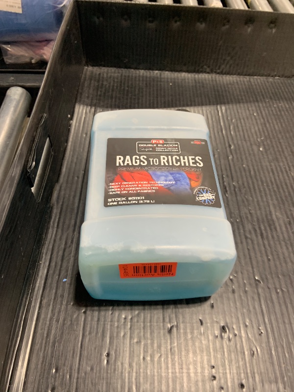 Photo 1 of P & S PROFESSIONAL DETAIL PRODUCTS - Rags to Riches - Premium Microfiber Detergent, Deep Cleans and Restores, Safe on All Fabrics, Highly Concentrated, Next Generation Cleaning Technology (1 Gallon)