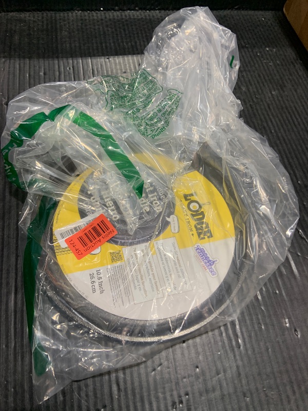 Photo 1 of Lodge L9OG3 Cast Iron Round Griddle, Pre-Seasoned, 10.5-inch - Made in USA, Compatible with Stovetop, Oven, Grill & Campfire