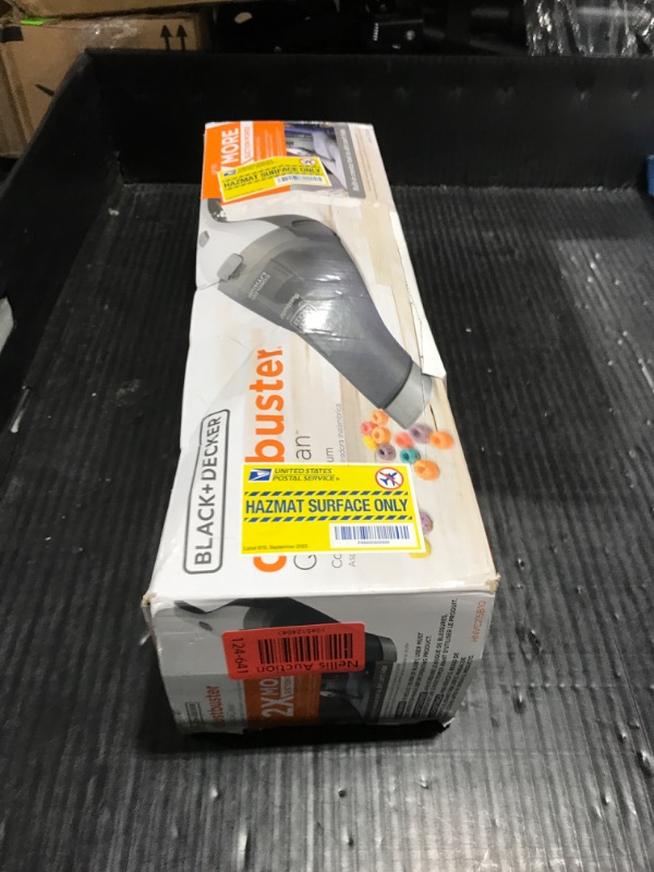 Photo 1 of BLACK+DECKER dustbuster QuickClean Cordless Handheld Vacuum (HNVC215B10)