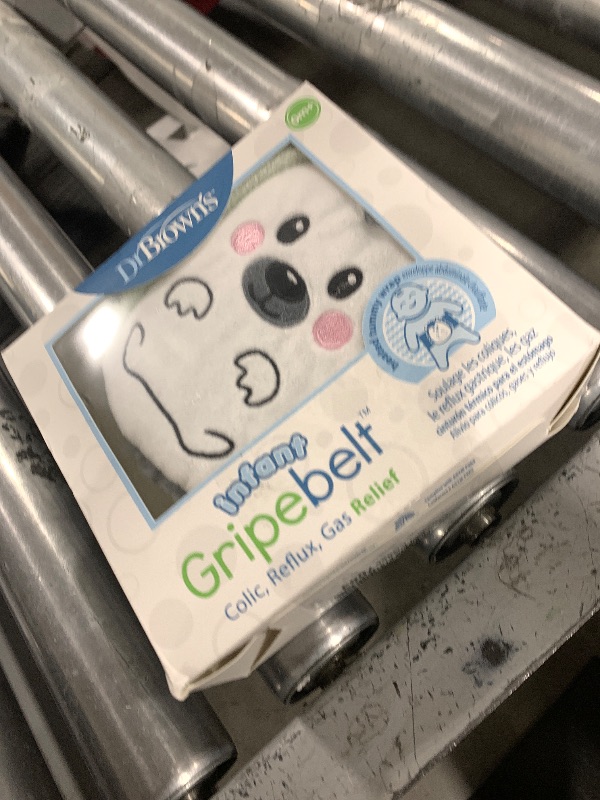 Photo 1 of Dr. Brown's Infant Gripebelt Heated Belly Band, Soothe Baby's Tummy with Gentle Warmth and Compression, Hedgehog, 0m+
