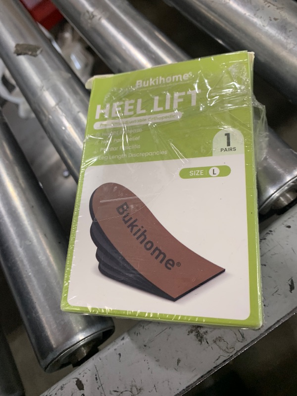 Photo 1 of Adjustable Heel Lift Inserts for Shoes - Bukihome Orthopedic Shoe Lift for Uneven Legs 4 Layers Height Increase Insole for Heel Pain,Heel Spur,Achilles Tendonitis,Large