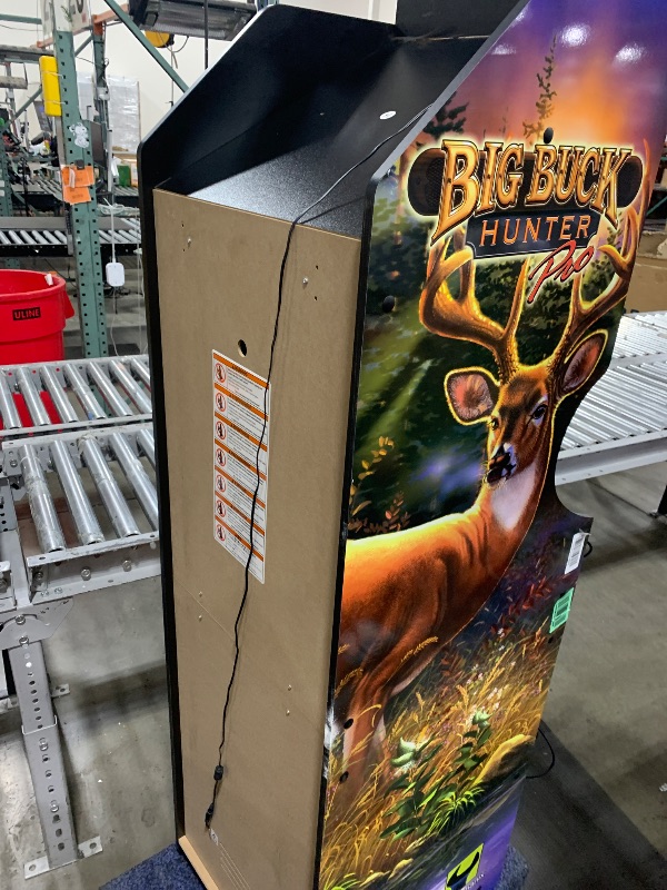Photo 1 of Arcade1Up Big Buck Hunter Pro Deluxe Arcade Machine for Home, 5-Foot-Tall Stand-up Cabinet, 4 Classic Games, and 17-inch Screen
