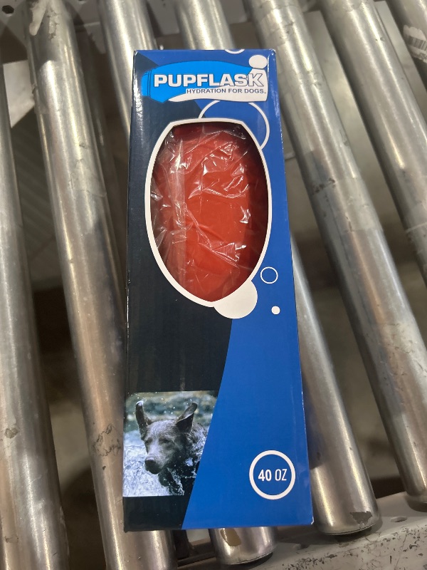 Photo 1 of PupFlask Large Dog Water Bottle | 27 or 40 OZ Stainless Steel | Convenient Dog Drink Dispenser | Puppy Travel Water Bowl | Portable Pet Hydration Bottle | Leak Proof | Perfect Size For All Breeds