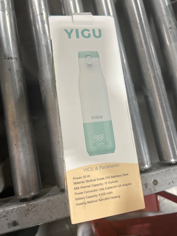 Photo 1 of YIGUPortable Bottle Warmer 12oz Large Capacity 55W Power, Fast Heating for Breast Milk, Formula, and Milk, Suitable for Baby Outdoor, Airplane, and Car Travel Bottle