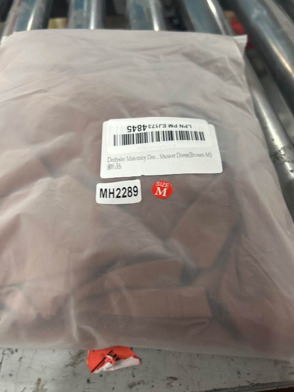 Photo 1 of Dedysler Maternity Dresses for Photoshoot Cut Out Bodycon Pregnancy Gowns Sexy Open Belly Baby Shower Dress(Brown M)
