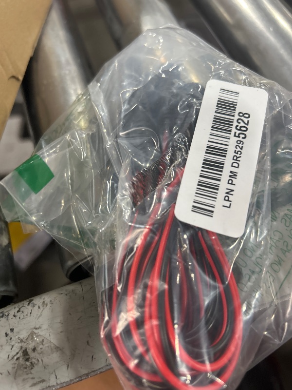 Photo 1 of (Real 18AWG) 10 Pairs 12V 5A DC Power Pigtail Barrel Plug Connector Cable, 2.1mm x 5.5mm Male Female DC Pigtail Connectors for CCTV Security Camera and 12V Power Supply Adapter by MILAPEAK