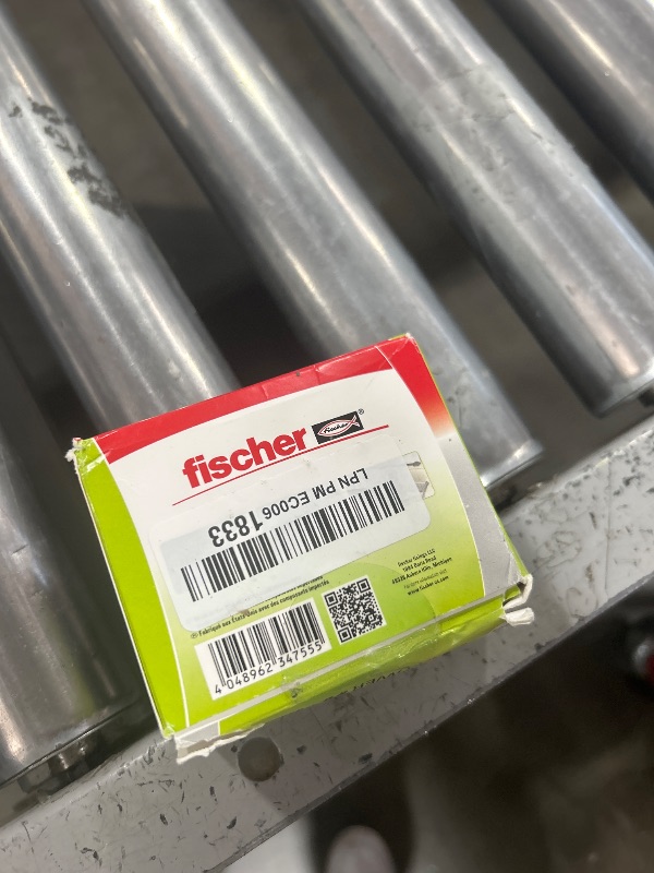 Photo 1 of fischer DuoPower 1/4" x 1-3/16" S PH, 50 Plugs & 50 Screws, Powerful Universal Plug with Intelligent 2-Component Technology for Fastenings in Concrete, Bricks, Drywall, Chipboard, etc