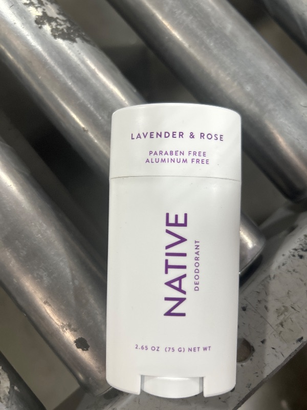 Photo 1 of Native Deodorant Contains Naturally Derived Ingredients, 72 Hour Odor Control | Deodorant for Women and Men, Aluminum Free with Baking Soda, Coconut Oil and Shea Butter | Lavender & Rose