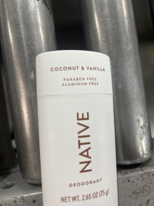 Photo 1 of Native Deodorant Contains Naturally Derived Ingredients, 72 Hour Odor Control | Deodorant for Women and Men, Aluminum Free with Baking Soda, Coconut Oil and Shea Butter | Coconut & Vanilla, 