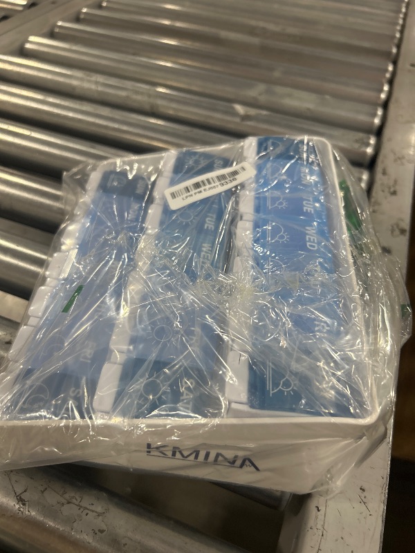 Photo 1 of KMINA - Weekly Pill Organizer 3 Times a Day (Large), 7 Day Box - Made in Europe
