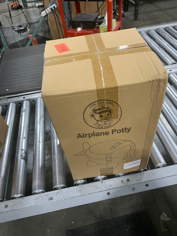 Photo 1 of Little Lion Cubs Airplane. Potty training seat. Features: anti-slip stool, splash guard, soft cushion seat, kids training aid, boys & girls. Toddlers easily step on the toddler potty training toilet.