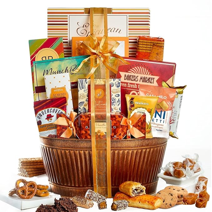 Photo 1 of Broadway Basketeers Gift Basket Gifts for Women, Men, Families, Fathers Day, College, Appreciation, Thank You Present, Birthday, Corporate, Get Well, Sympathy Care
